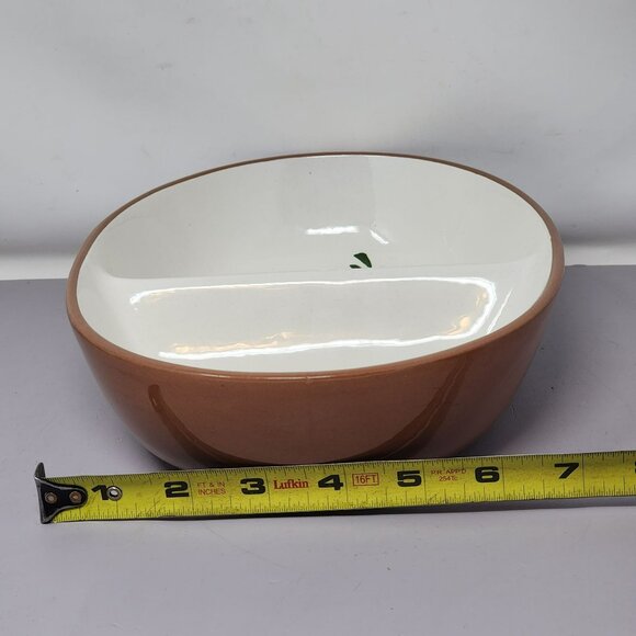 Oval Vintage Stangl Ceramic Divided Serving Dish‎ With Floral Design - Picture 12 of 13